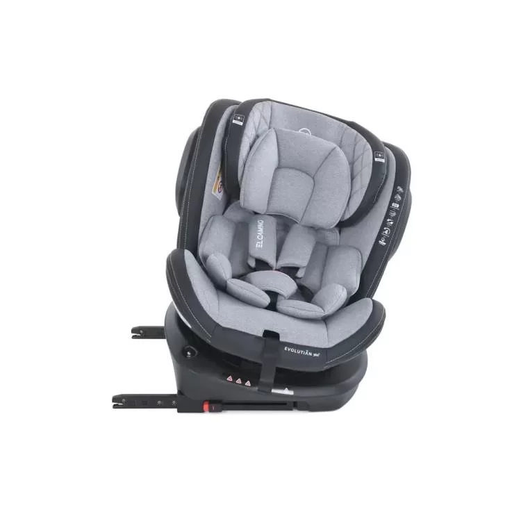 Автокресло El Camino EVOLUTION 2 360 ISOFIX (0-36кг) (ME 1045-1 royal gray) характеристики - фотография 7