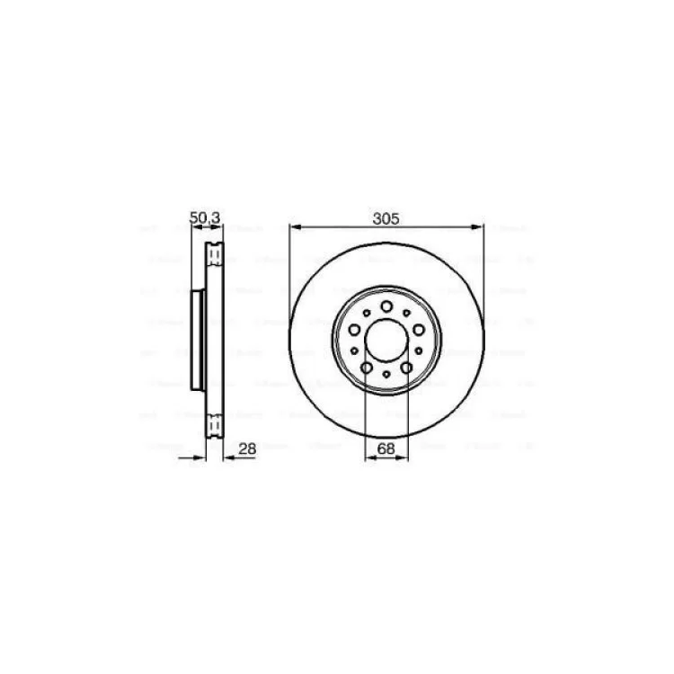 Гальмівний диск Bosch 0 986 478 494 відгуки - зображення 5