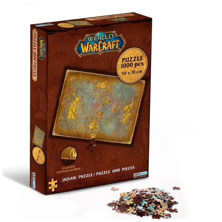 в продаже Пазл ABYstyle World of Warcraft Azeroth's map 1000 деталей (ABYJDP011) - фото 3