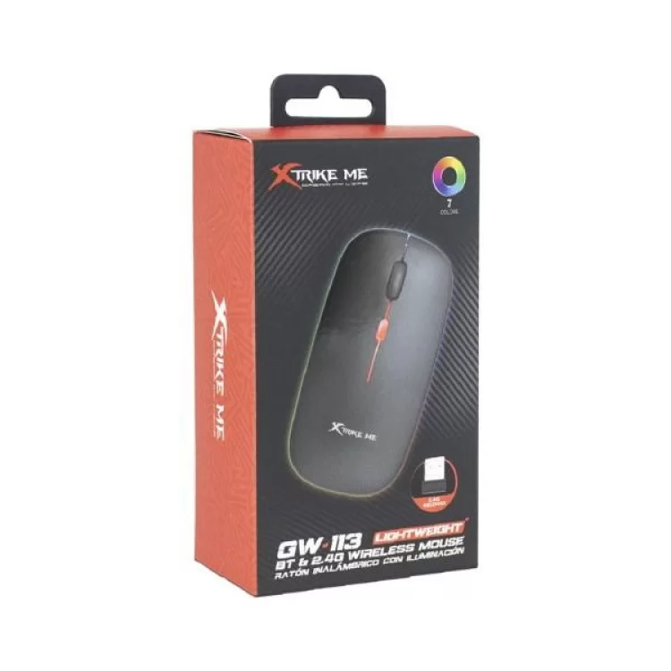 Мышка Xtrike ME GW-113 Bluetooth RGB Black (GW-113) инструкция - картинка 6