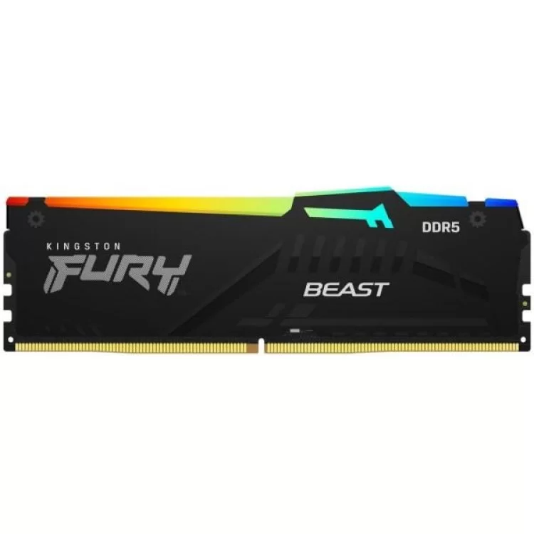 в продаже Модуль памяти для компьютера DDR5 16GB (2x8GB) 5600 MHz Beast RGB Kingston Fury (ex.HyperX) (KF556C40BBAK2-16) - фото 3