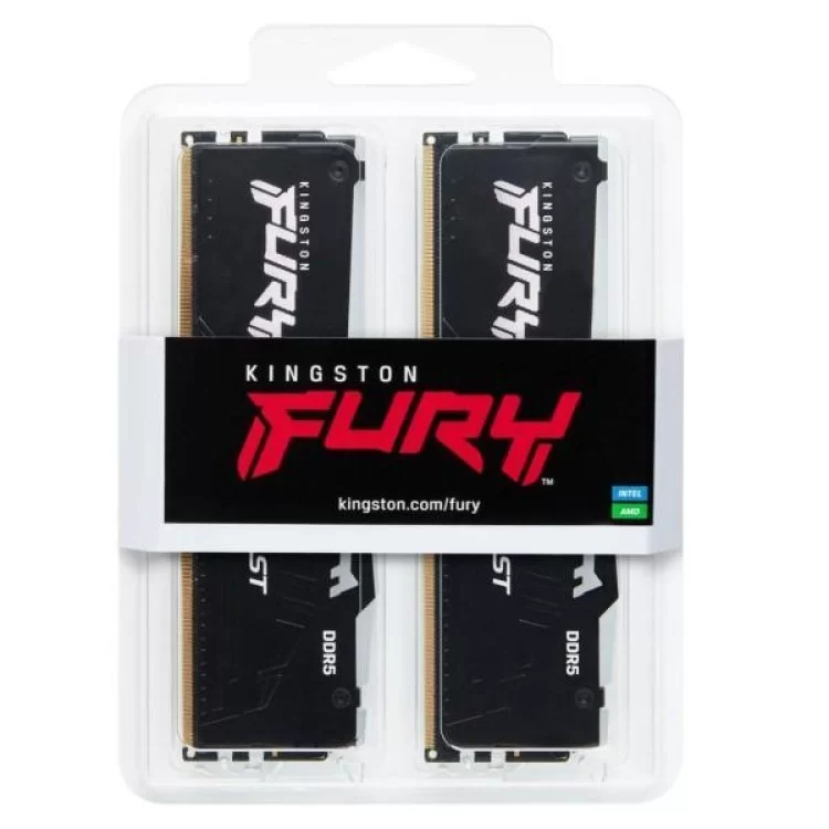 продаємо Модуль пам'яті для комп'ютера DDR5 16GB (2x8GB) 5600 MHz Beast RGB Kingston Fury (ex.HyperX) (KF556C40BBAK2-16) в Україні - фото 4