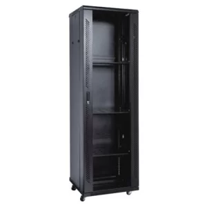 Шкаф напольный Kingda 27U 19" 600x1000 RAL9004 (KD-002-6027)