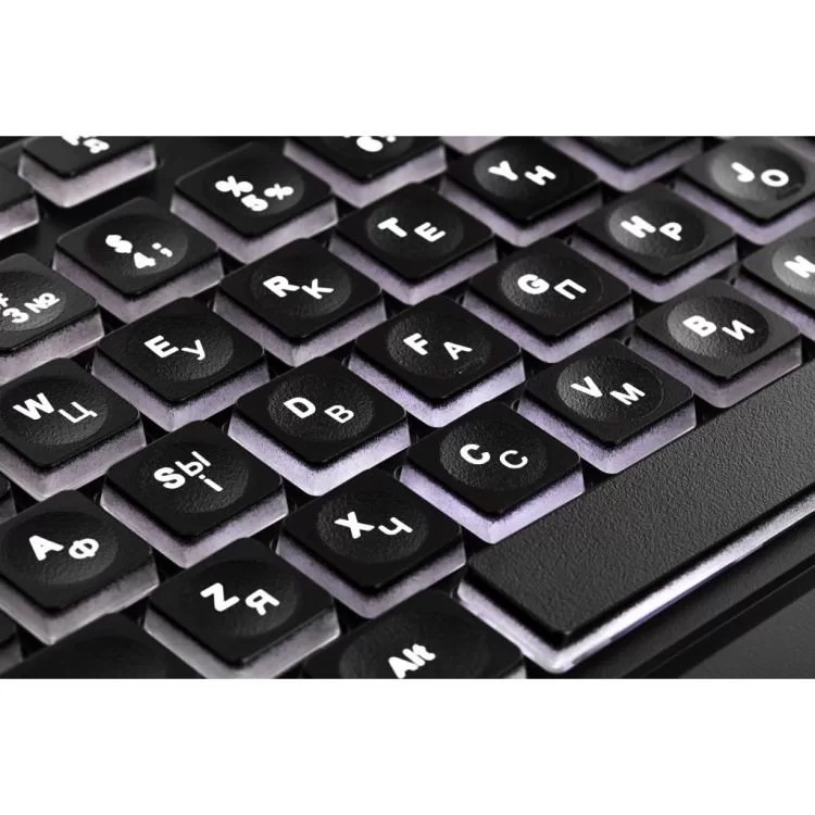 Клавиатура 2E KS120 White backlight USB Black (2E-KS120UB) - фото 12