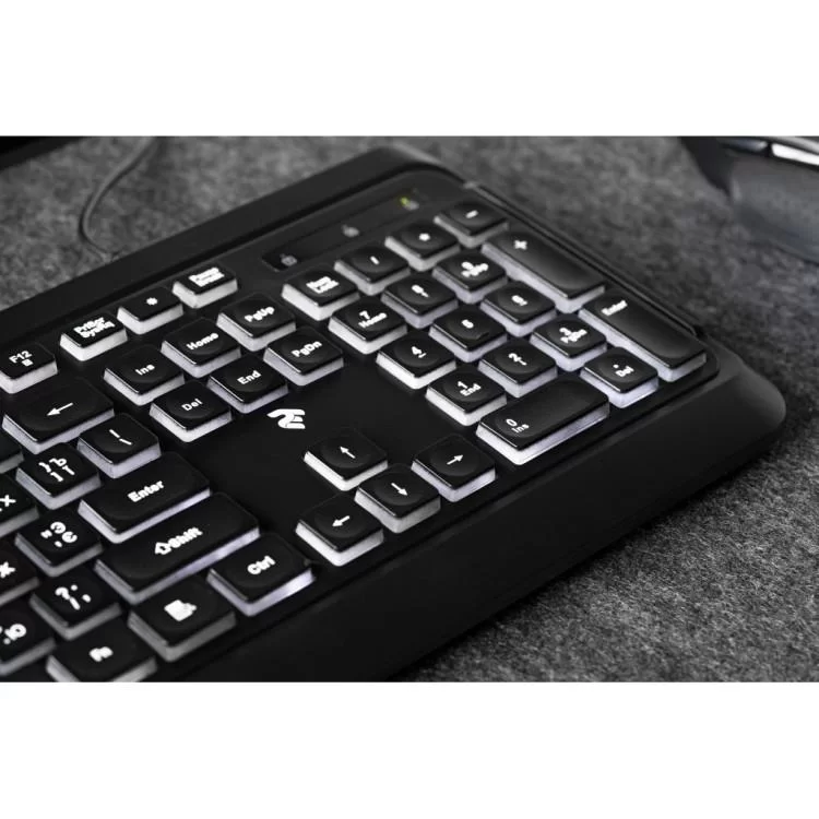 Клавиатура 2E KS120 White backlight USB Black (2E-KS120UB) характеристики - фотография 7