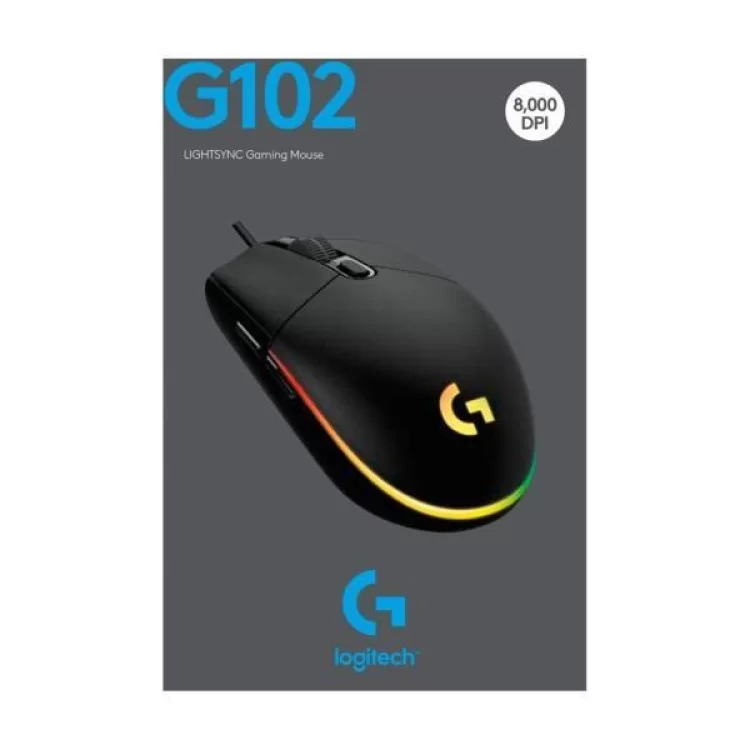 Мышка Logitech G102 Lightsync Black (910-005823) - фото 10