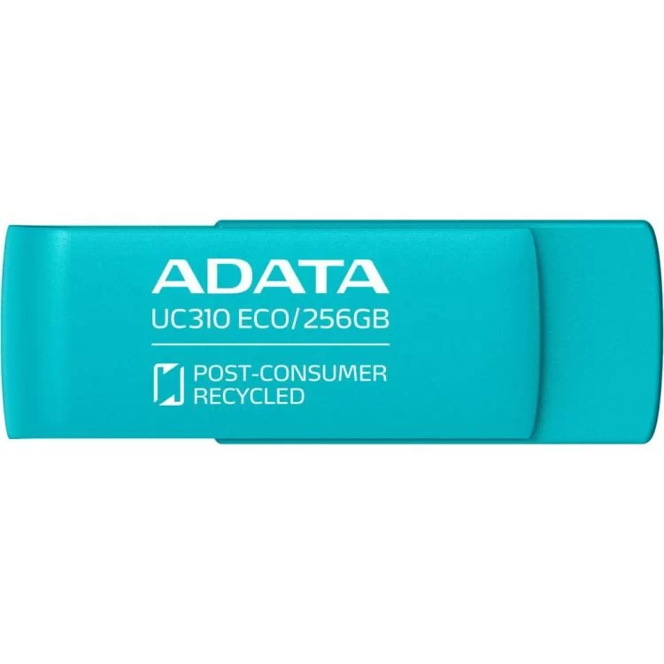 USB флеш накопичувач ADATA 256GB UC310 Eco Green USB 3.2 (UC310E-256G-RGN) ціна 1 812грн - фотографія 2