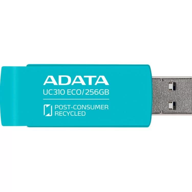 в продажу USB флеш накопичувач ADATA 256GB UC310 Eco Green USB 3.2 (UC310E-256G-RGN) - фото 3