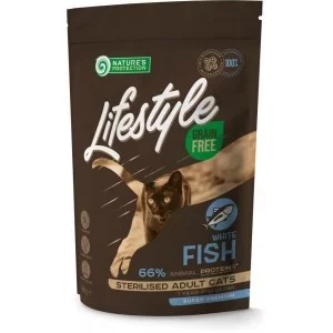 Сухой корм для кошек Nature's Protection Lifestyle Grain Free White Fish Sterilised Adult Cat 400 г (NPLS45801)