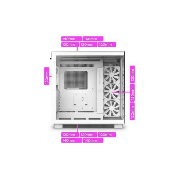 Корпус NZXT H9 Elite Edition White (CM-H91EW-01) огляд - фото 8