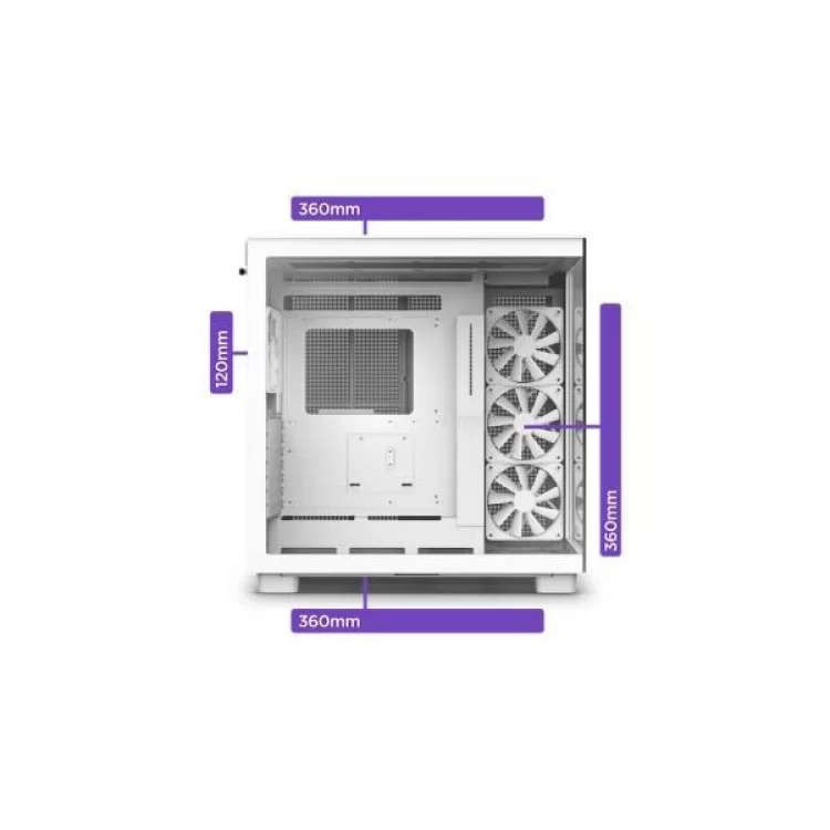 Корпус NZXT H9 Elite Edition White (CM-H91EW-01) - фото 9