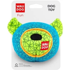 Игрушка для собак WAUDOG Fun Мишка 12х11 см голубая (62052)