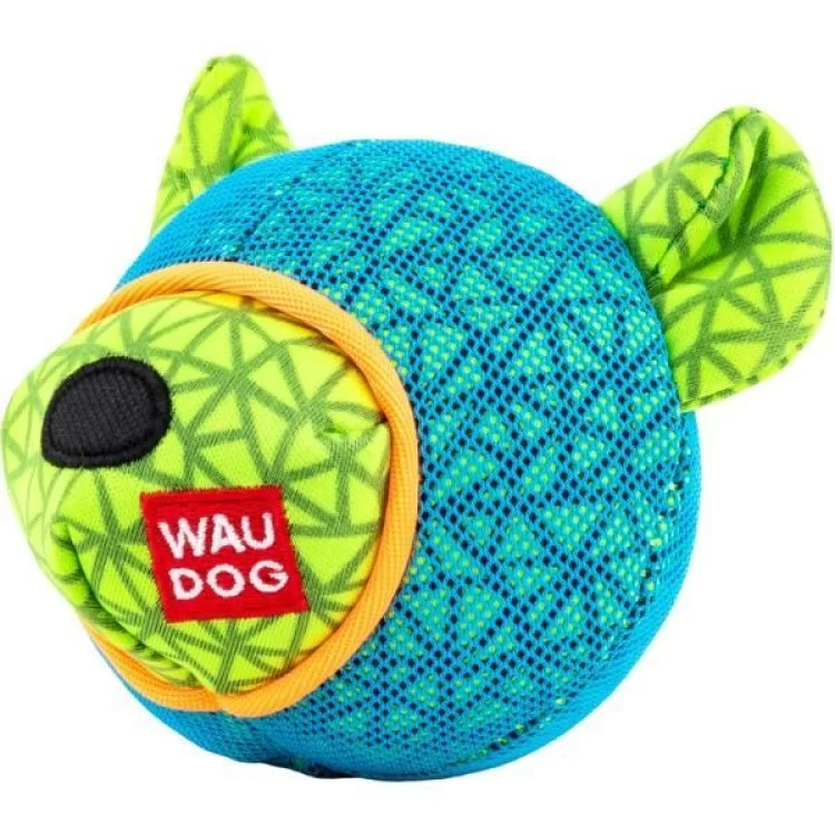 Игрушка для собак WAUDOG Fun Мишка 12х11 см голубая (62052) цена 273грн - фотография 2