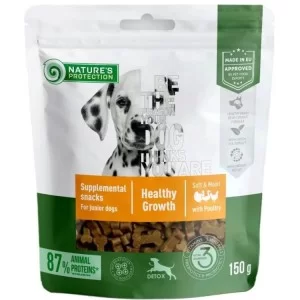 Лакомство для собак Nature's Protection Poultry Healthy Growth for Junior 150 г (KIKNPSP47238)