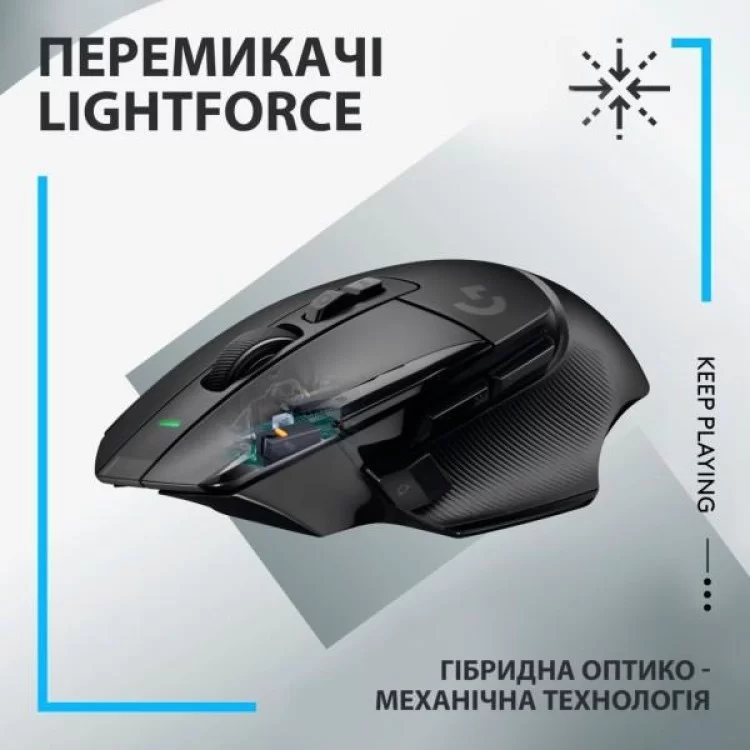 Мишка Logitech G502 X Lightspeed Wireless Black (910-006180) ціна 6 749грн - фотографія 2