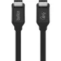 Дата кабель USB4 USB-C to USB-C 0.8m 40Gbps 100W Black Belkin (INZ001BT0.8MBK)