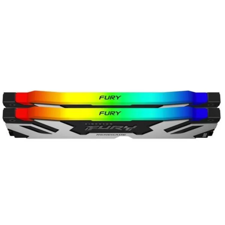 в продаже Модуль памяти для компьютера DDR5 32GB (2x16GB) 6400 MHz Renegade Silver RGB Kingston Fury (ex.HyperX) (KF564C32RSAK2-32) - фото 3