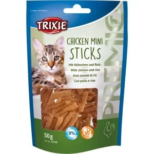 Ласощі для котів Trixie Premio Mini Sticks курка/рис 50 г (4011905427089)