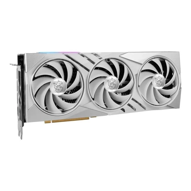 Відеокарта MSI GeForce RTX4070Ti SUPER 16Gb GAMING X SLIM WHITE (RTX 4070 Ti SUPER 16G GAMING X SLIM WHIT) ціна 74 938грн - фотографія 2