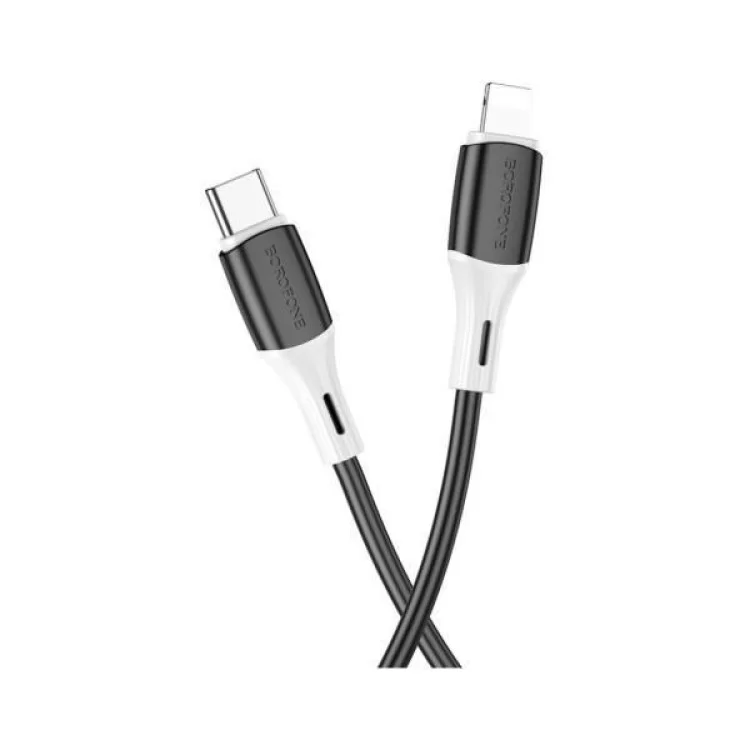 Дата кабель USB-C to Lightning 1.0m BX79 3A BOROFONE (BX79PDLB) ціна 183грн - фотографія 2