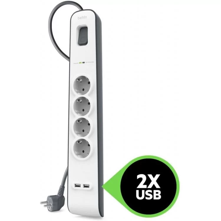 продаємо Мережевий фільтр живлення Belkin BSV401vf2M в Україні - фото 4