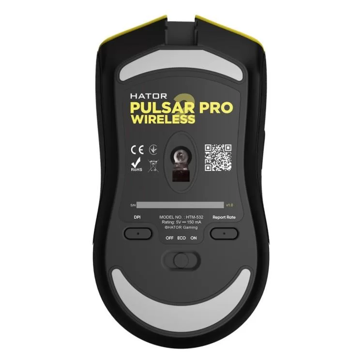 Мишка Hator Pulsar 2 Pro Wireless Yellow (HTM-532) відгуки - зображення 5