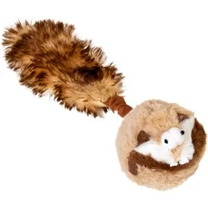 Игрушка для собак GiGwi Catch&fetch Барсук с двумя пищалками 26 см (75039)