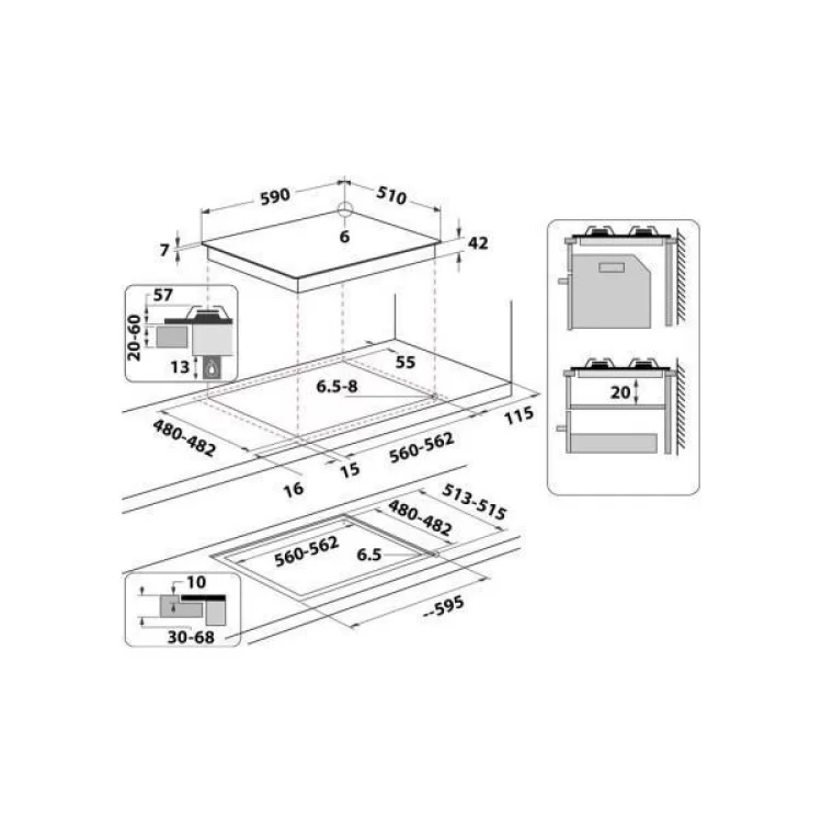 Варочна поверхня Whirlpool GOA6425/NB1 відгуки - зображення 5