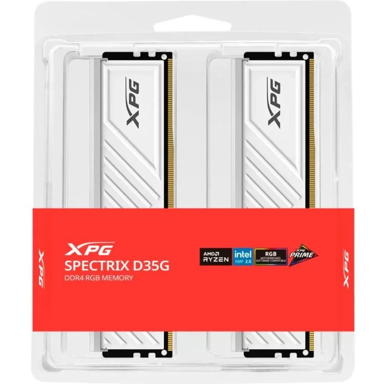 Модуль памяти для компьютера DDR4 64GB (2x32GB) 3600 MHz XPG Spectrix D35G RGB White ADATA (AX4U360032G18I-DTWHD35G) отзывы - изображение 5