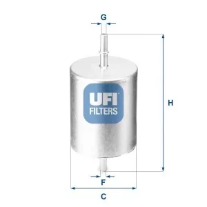 Фильтр топливный UFI 31.817.00