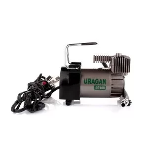 Автомобильный компрессор URAGAN на АКБ, 40 л / мин (90140)