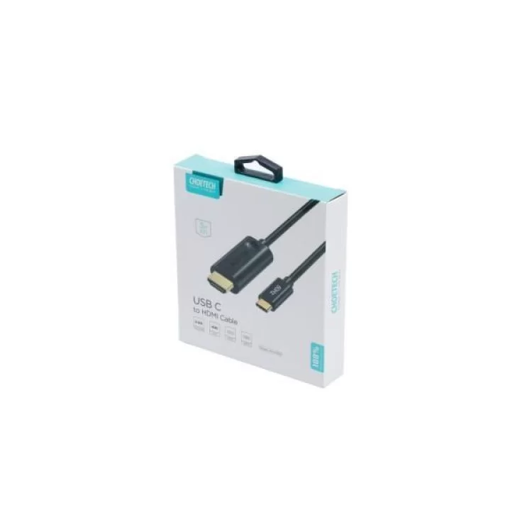 Кабель мультимедійний USB-C to HDMI 3.0m 4K 30Hz Choetech (XCH-0030BK) - фото 11