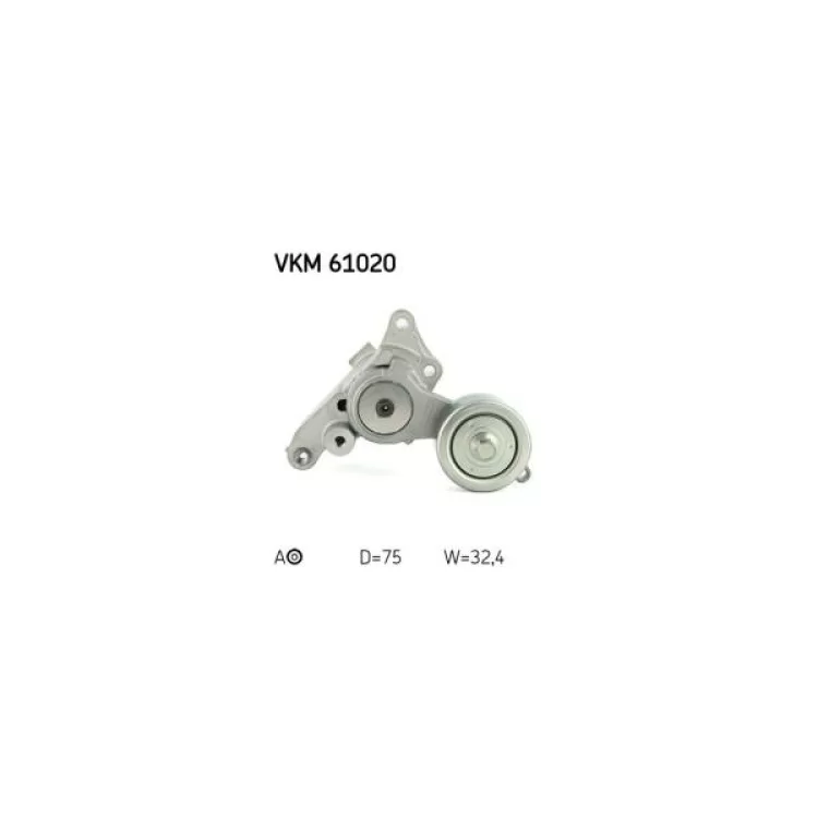 Натягувач ременя з роликом SKF VKM 61020