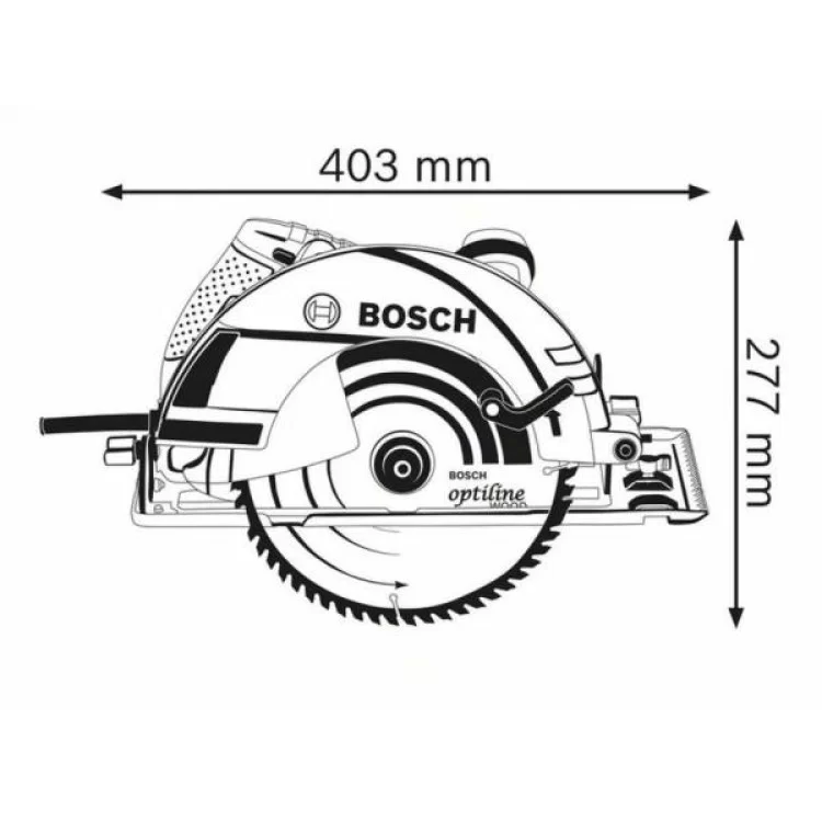 Дискова пила Bosch GKS 235 (0.601.5A2.001) ціна 19 904грн - фотографія 2