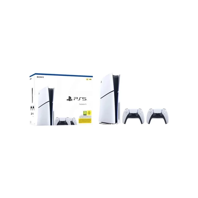 Ігрова консоль Sony PlayStation 5 Slim (2 геймпада Dualsense) (1000042045) ціна 33 249грн - фотографія 2