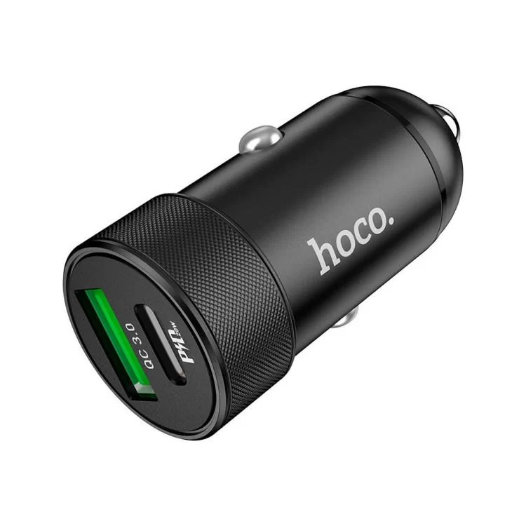 Зарядний пристрій HOCO Z32 USB-A/Type-C Black (6931474739797) ціна 512грн - фотографія 2