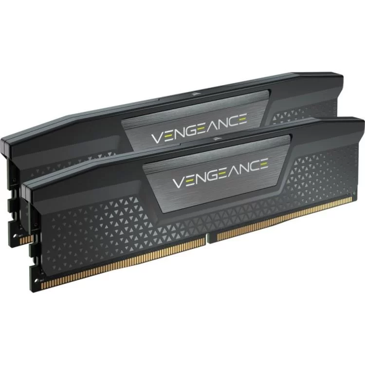 Модуль пам'яті для комп'ютера DDR5 32GB (2x16GB) 6000 MHz Vengeance Black Corsair (CMK32GX5M2B6000C30) ціна 11 235грн - фотографія 2