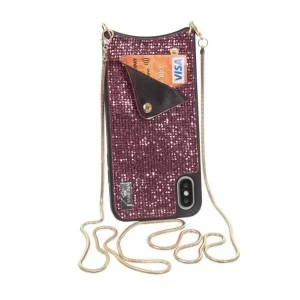 Чохол до мобільного телефона BeCover Glitter Wallet Apple iPhone Xs Max Pink (703623) (703623)