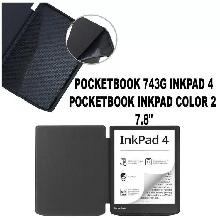 Чохол до електронної книги BeCover PocketBook 743G InkPad 4/InkPad Color 2/InkPad Color 3 (7.8") Deep Blue (710067) характеристики - фотографія 7