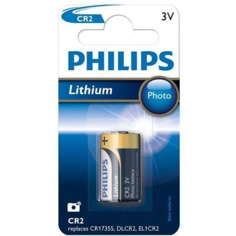 Батарейка Philips CR2 Lithium Photo 3V (CR2/01B)