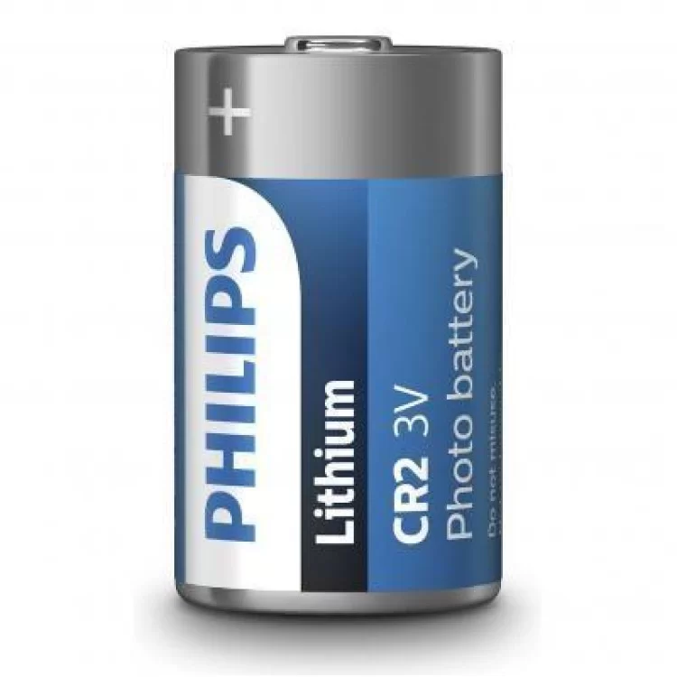 Батарейка Philips CR2 Lithium Photo 3V (CR2/01B) ціна 302грн - фотографія 2