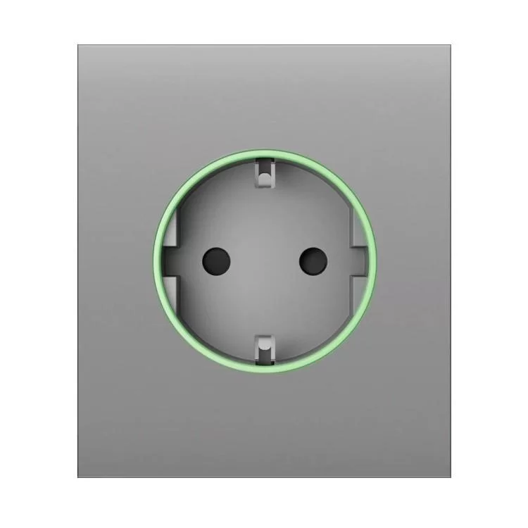 Умная розетка Ajax CenterCover fog Умная розетка Ajax CenterCover fog