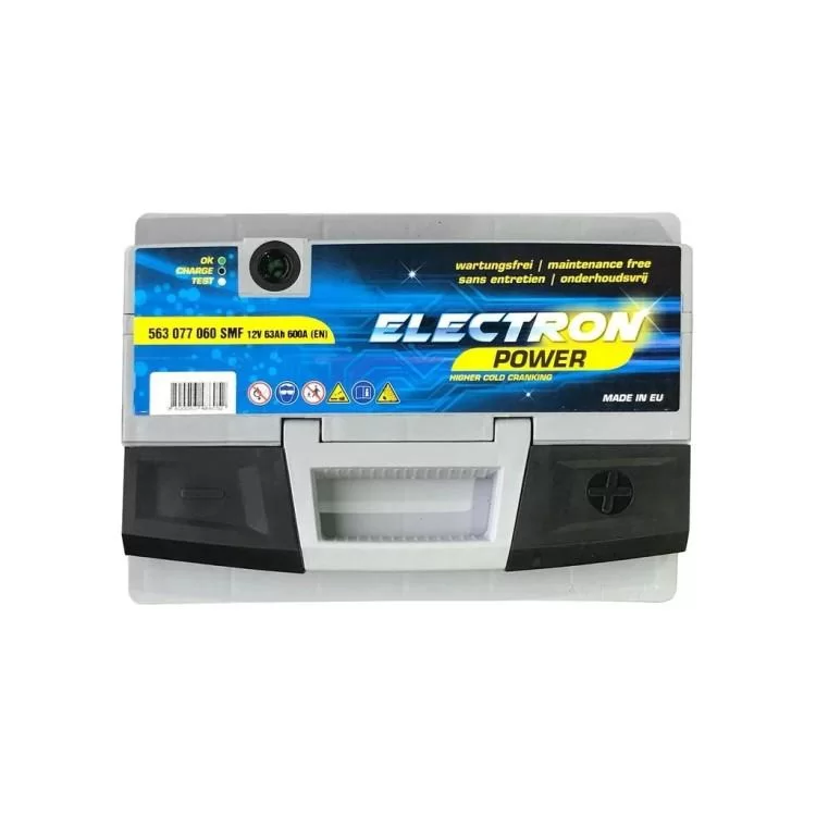 Акумулятор автомобільний ELECTRON POWER MAX 63Ah Н Ев (-/+) 630EN (563 077 063 SMF) ціна 2 541грн - фотографія 2