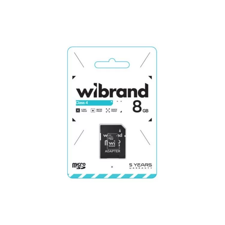 Карта пам'яті Wibrand 8GB microSD class 4 (WICDC4/8GB-A) ціна 245грн - фотографія 2
