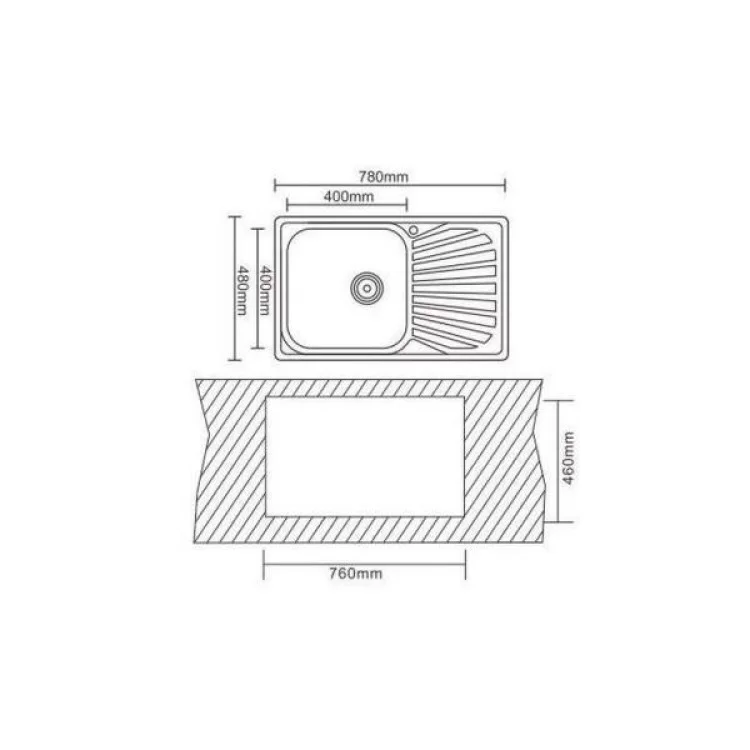 Мойка кухонная Interline VEGA sateen - фото 9