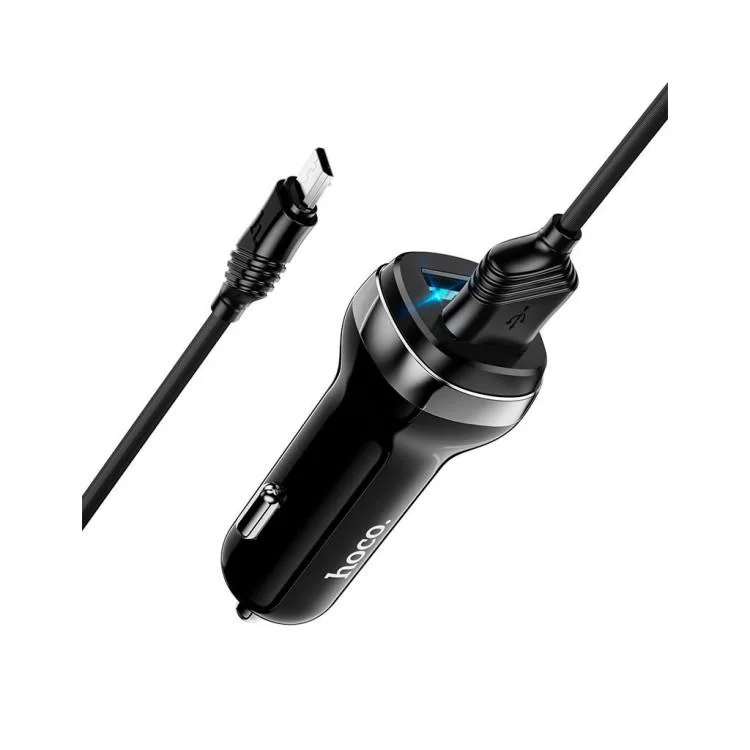 в продажу Зарядний пристрій HOCO Z40 charger set (Micro) 2xUSB Black (6931474739698) - фото 3