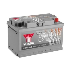 Акумулятор автомобільний Yuasa 12V 75Ah Silver High Performance Battery (YBX5100)