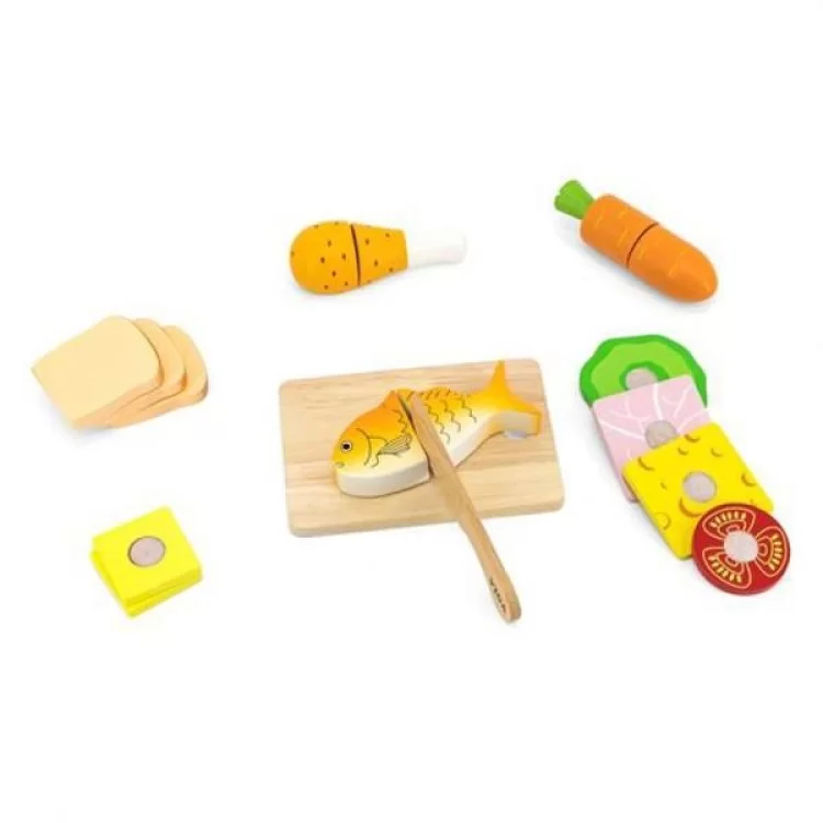 Ігровий набір Viga Toys іграшкові продукти Обід (44542) ціна 1 113грн - фотографія 2