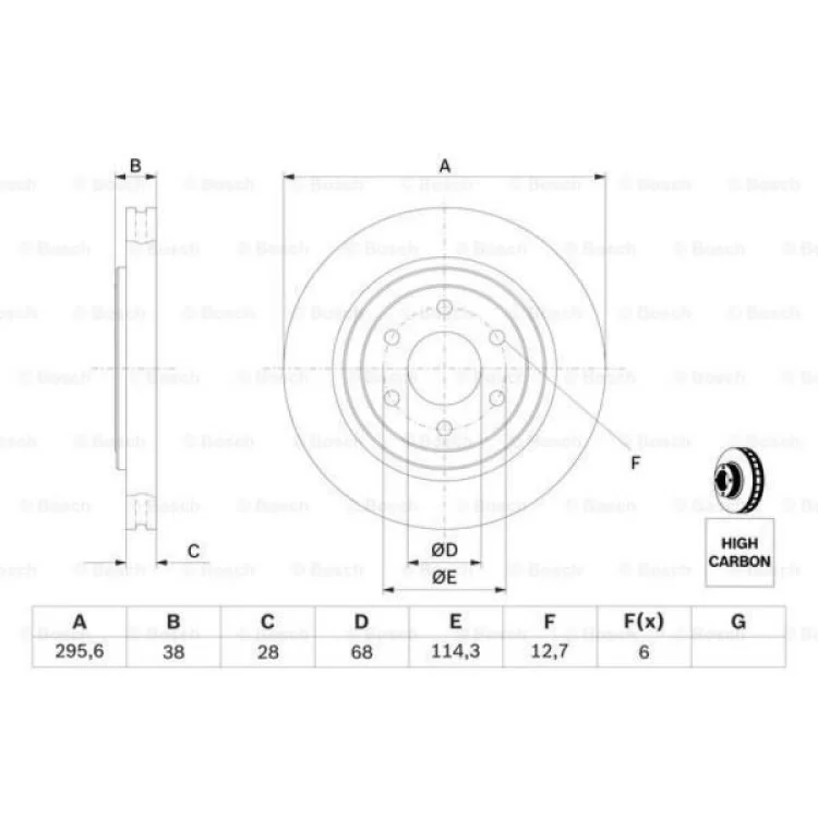 Тормозной диск Bosch 0 986 479 356 отзывы - изображение 5