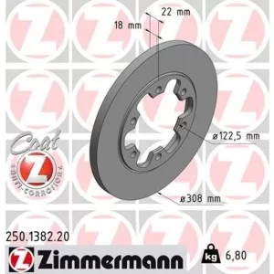 Гальмівний диск ZIMMERMANN 250.1382.20